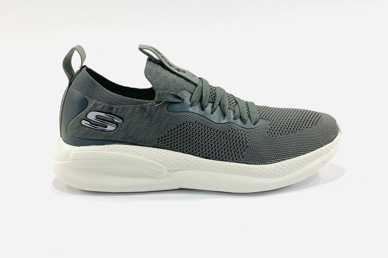 Imported Mesh Air-Cooled Casual Shoes - Grey