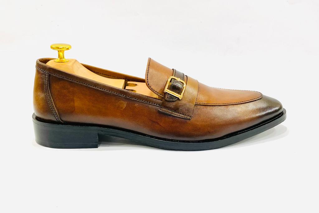 Reagan Strap Leather Shoe – Royal Cart